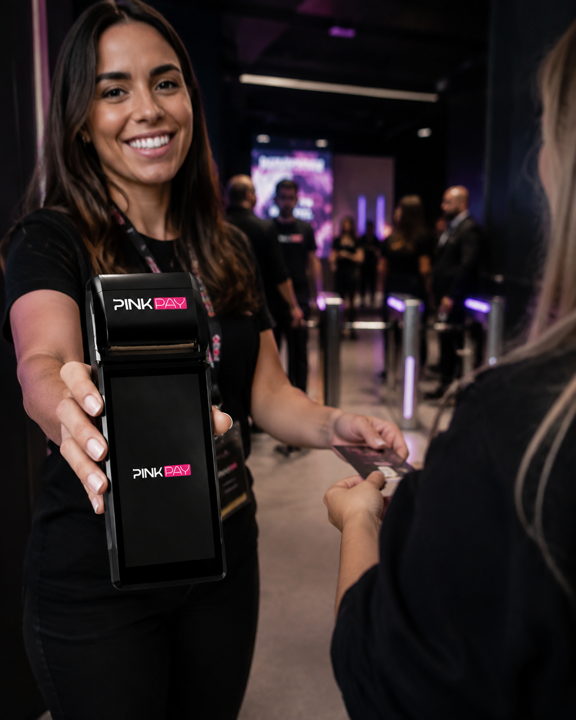 Maquininha de cartão Pink Pay para MEI